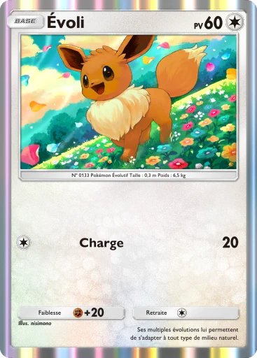 Carte Pokémon Évoli de l'extension Promo-A
