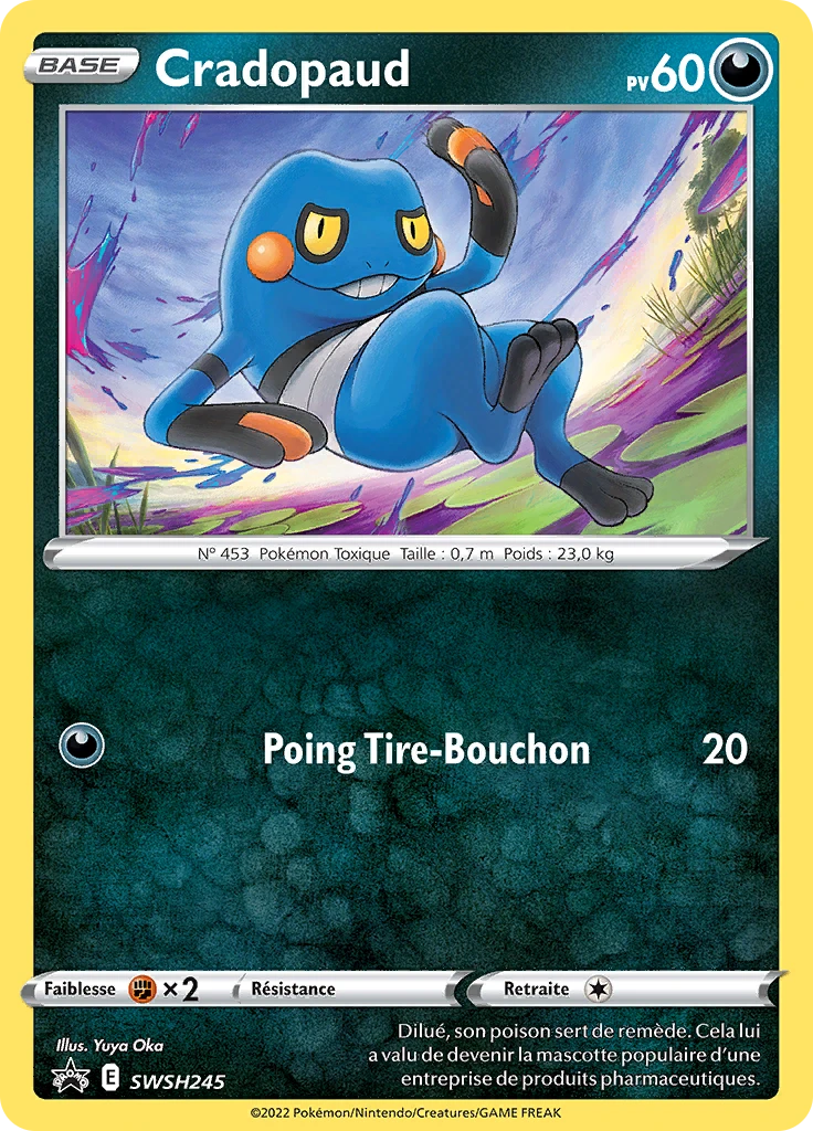Carte Pokémon Cradopaud de l'extension Promo SWSH