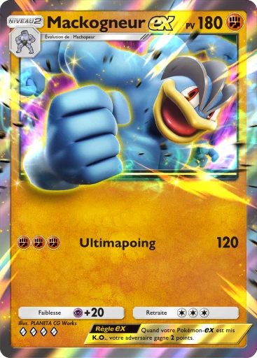 Carte Pokémon Mackogneur-ex de l'extension Puissance Génétique