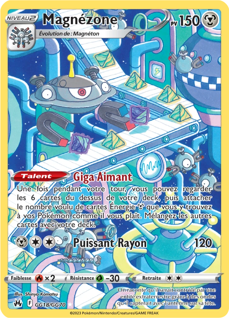 Carte Pokémon Magnézone de l'extension Zénith Suprême