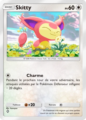 Carte Pokémon Skitty de l'extension Domination Céleste