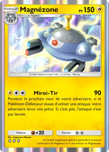Carte Pokémon Magnézone de l'extension Embrasement Écarlate