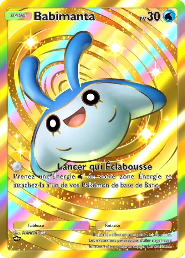 Carte Pokémon Babimanta de l'extension Source Secrète