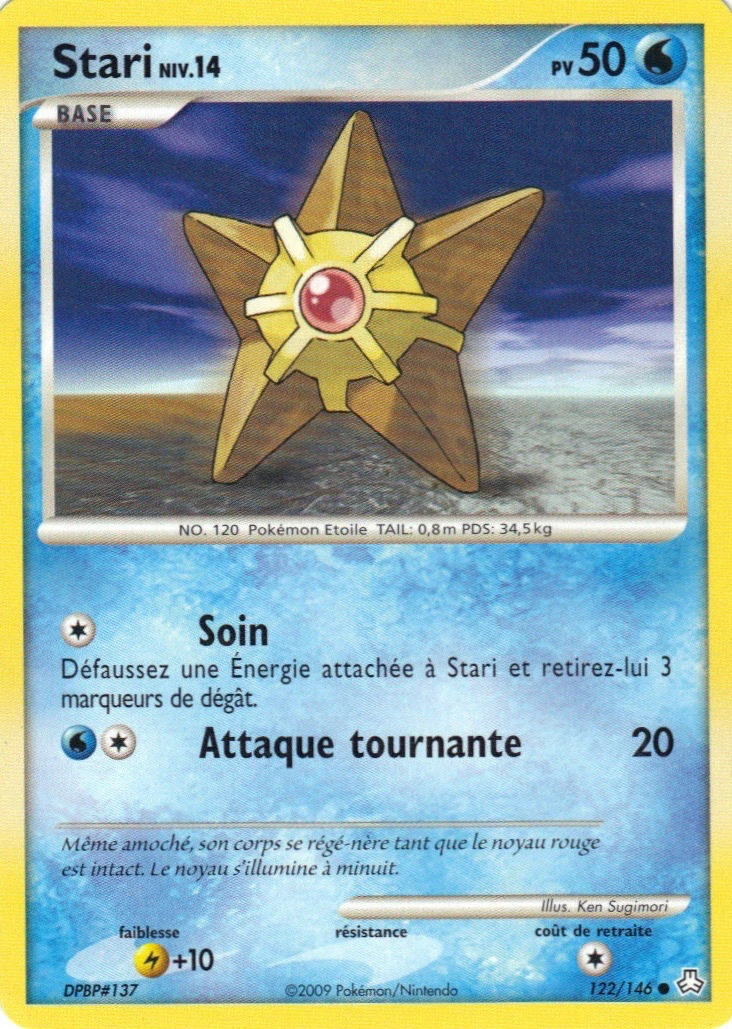 Carte Pokémon Stari de l'extension Éveil des Légendes