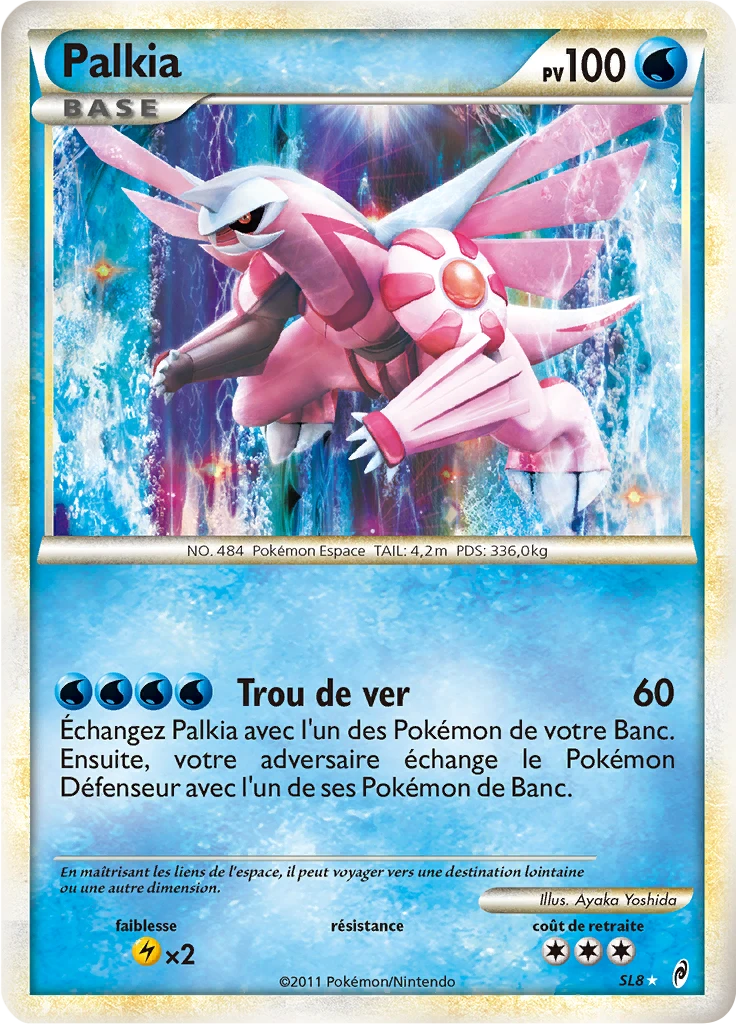 Carte Pokémon Palkia de l'extension L'appel des Légendes