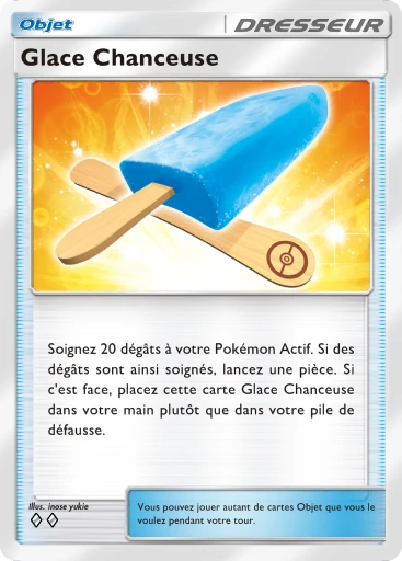 Carte Pokémon Glace Chanceuse de l'extension Parade Onirique