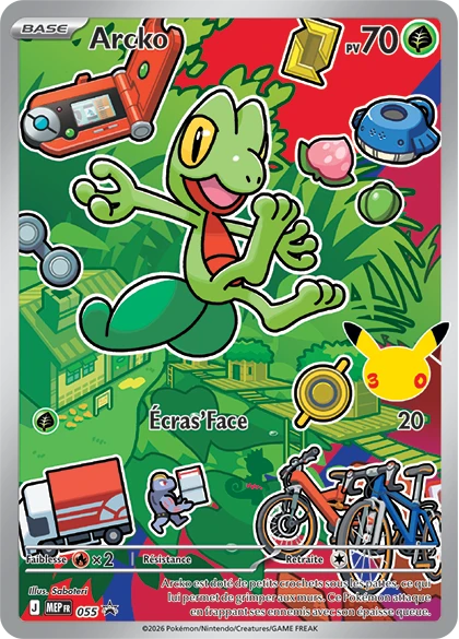 Carte Pokémon Arcko de l'extension MEP Black Star Promos