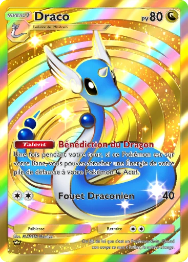 Carte Pokémon Draco de l'extension Domination Céleste