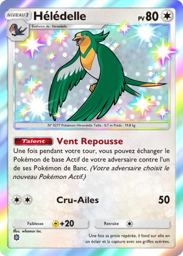 Carte Pokémon Hélédelle de l'extension L'Ambition de la Team Rocket