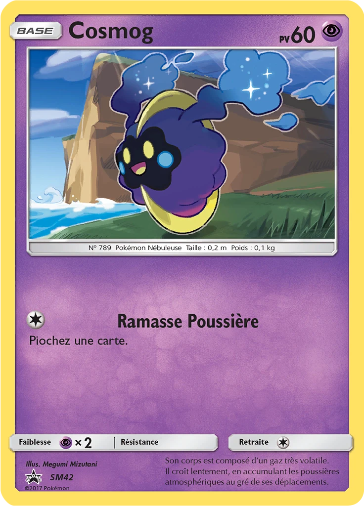 Carte Pokémon Cosmog de l'extension Promo SM