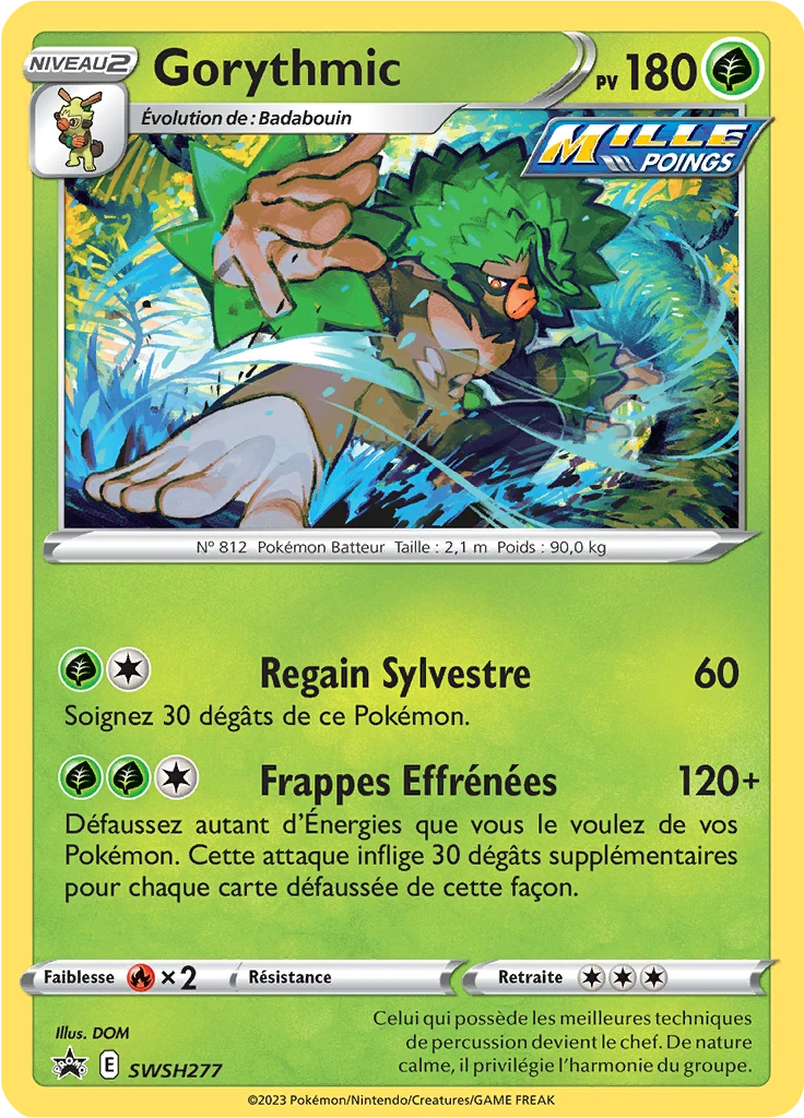 Carte Pokémon Gorythmic de l'extension Promo SWSH