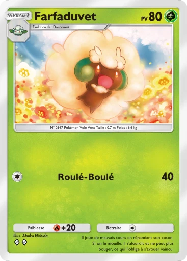 Carte Pokémon Farfaduvet de l'extension Puissance Génétique