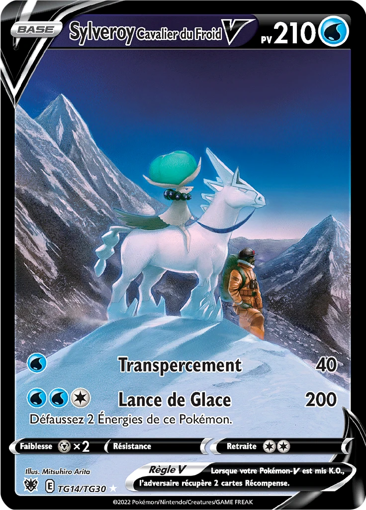 Carte Pokémon Sylveroy Cavalier du Froid V de l'extension Astres Radieux