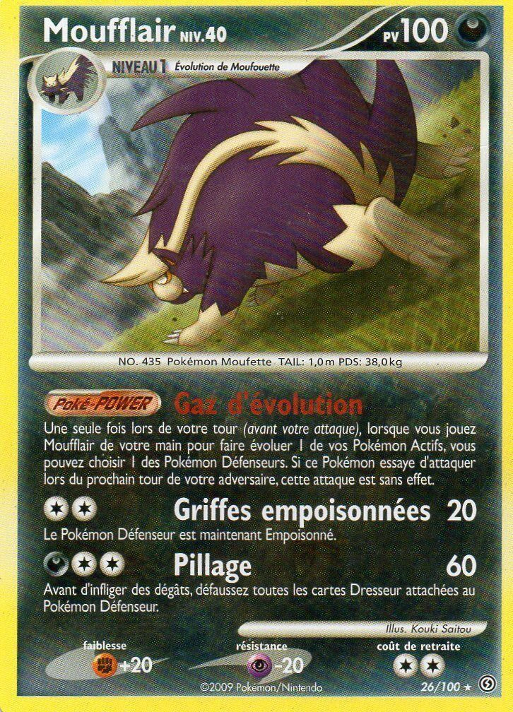 Carte Pokémon Moufflair de l'extension Tempête
