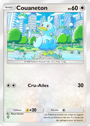 Carte Pokémon Couaneton de l'extension Domination Céleste