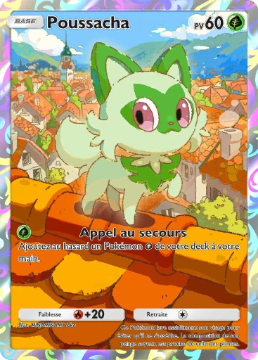 Carte Pokémon Poussacha de l'extension Promo-A