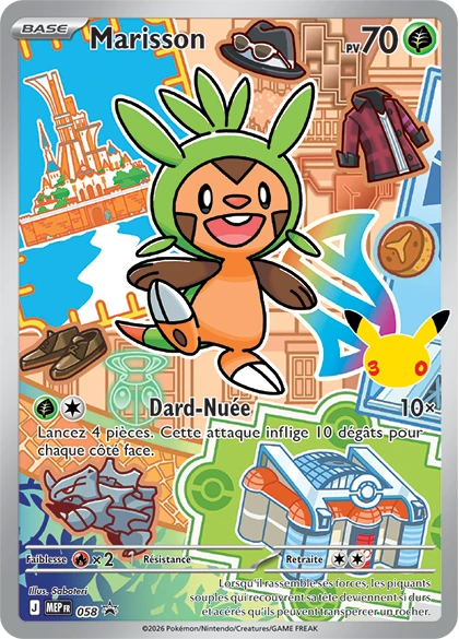 Carte Pokémon Marisson de l'extension MEP Black Star Promos