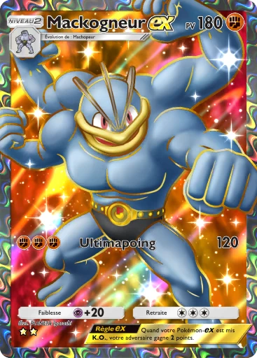 Carte Pokémon Mackogneur-ex de l'extension Puissance Génétique