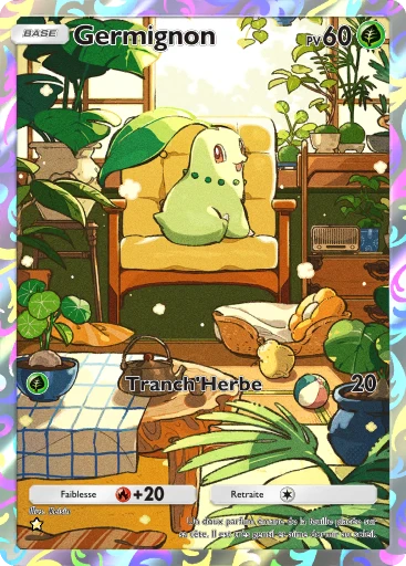 Carte Pokémon Germignon de l'extension Sagesse entre Ciel et Mer