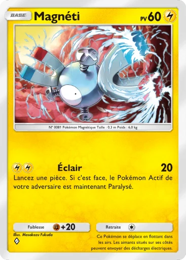 Carte Pokémon Magnéti de l'extension Aura Palpitante