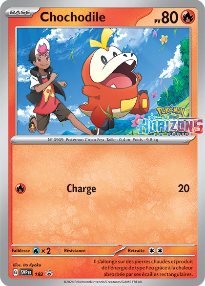 Carte Pokémon Chochodile de l'extension SVP Black Star Promos