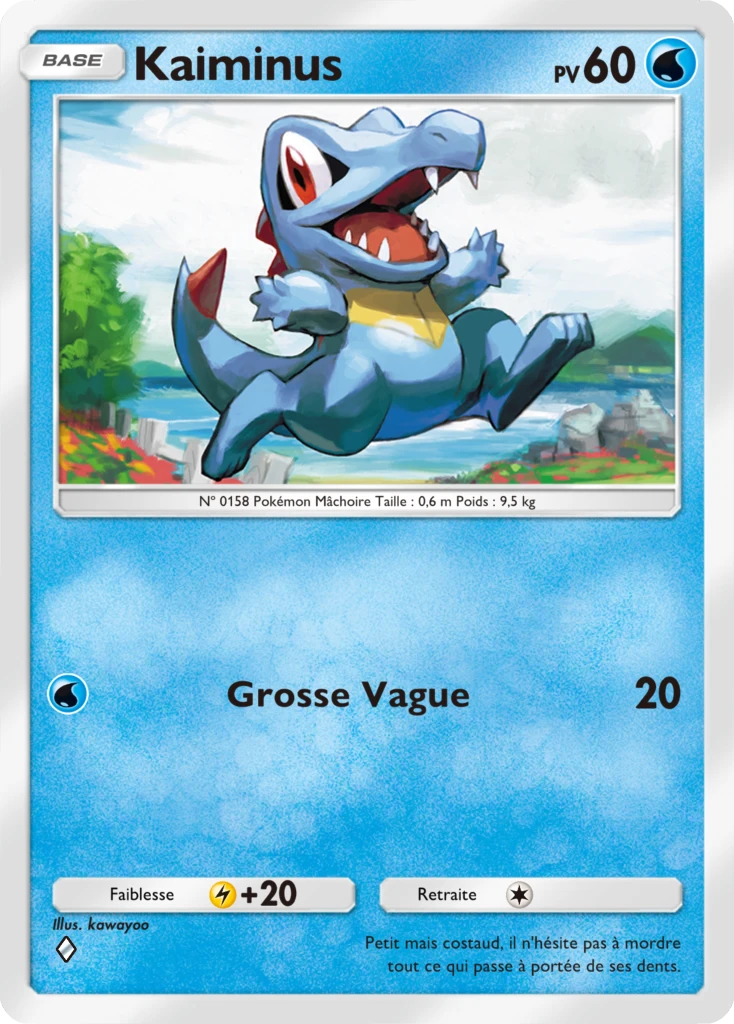 Carte Pokémon Kaiminus de l'extension Sagesse entre Ciel et Mer