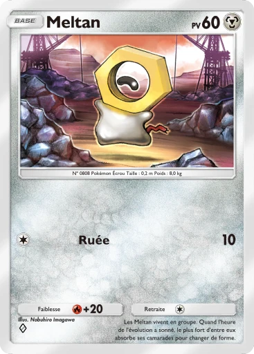 Carte Pokémon Meltan de l'extension Aura Palpitante