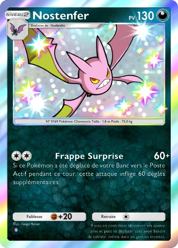 Carte Pokémon Nostenfer de l'extension Aura Palpitante