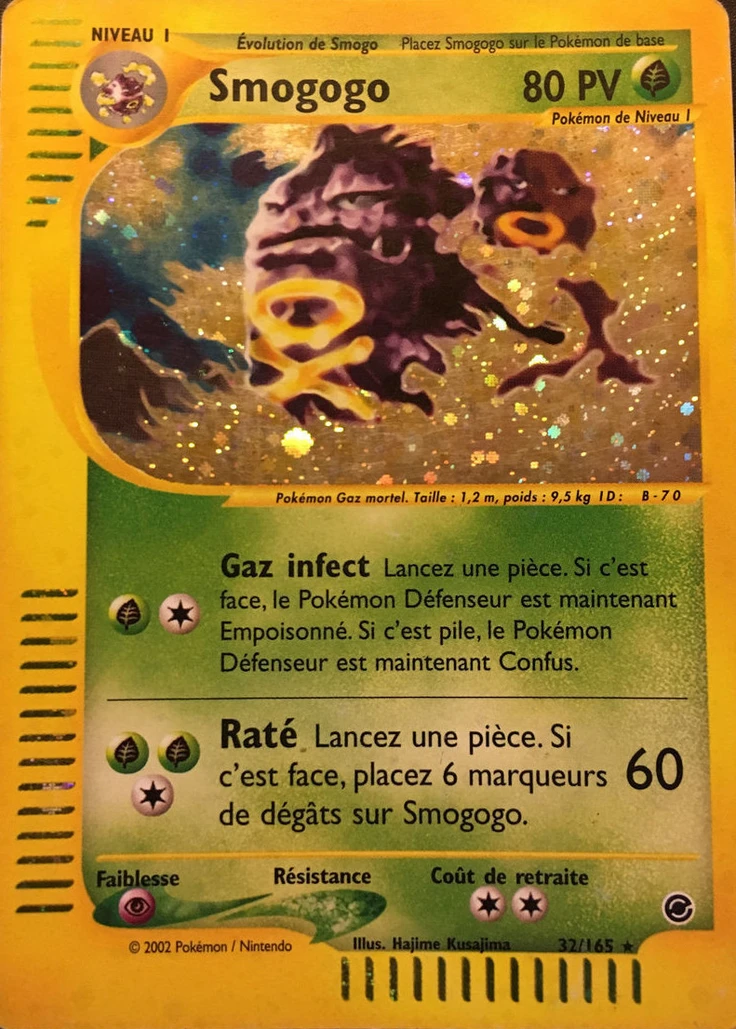 Carte Pokémon Smogogo de l'extension Expedition