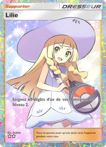 Carte Pokémon Lilie de l'extension Gardiens Astraux