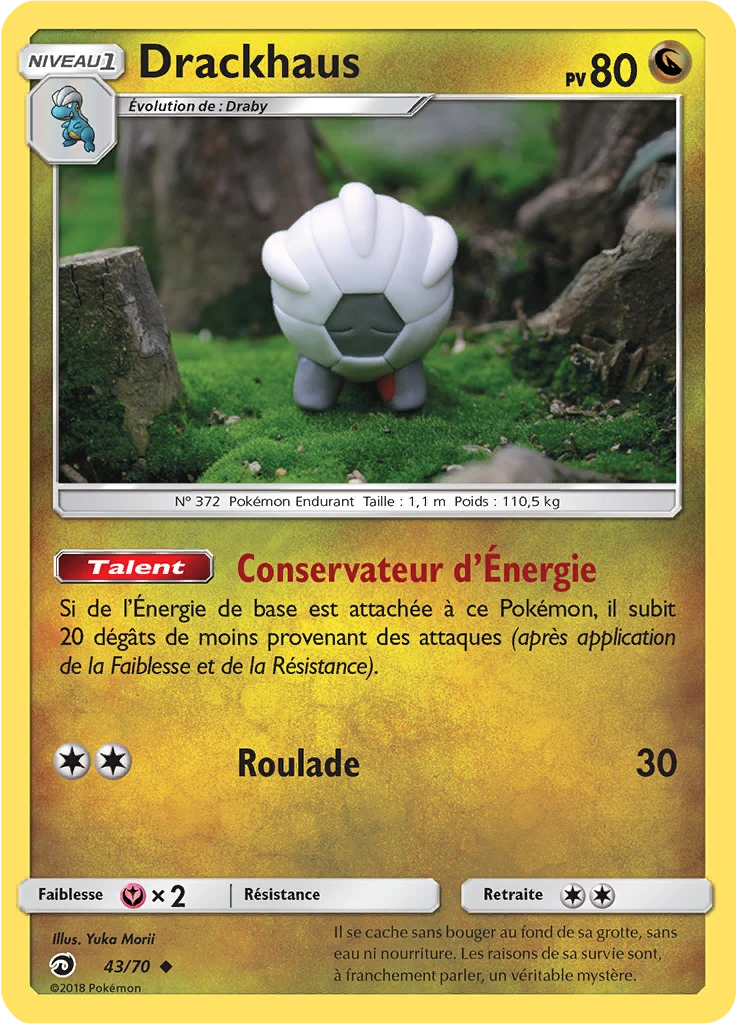 Carte Pokémon Drackhaus de l'extension Majesté Des Dragons