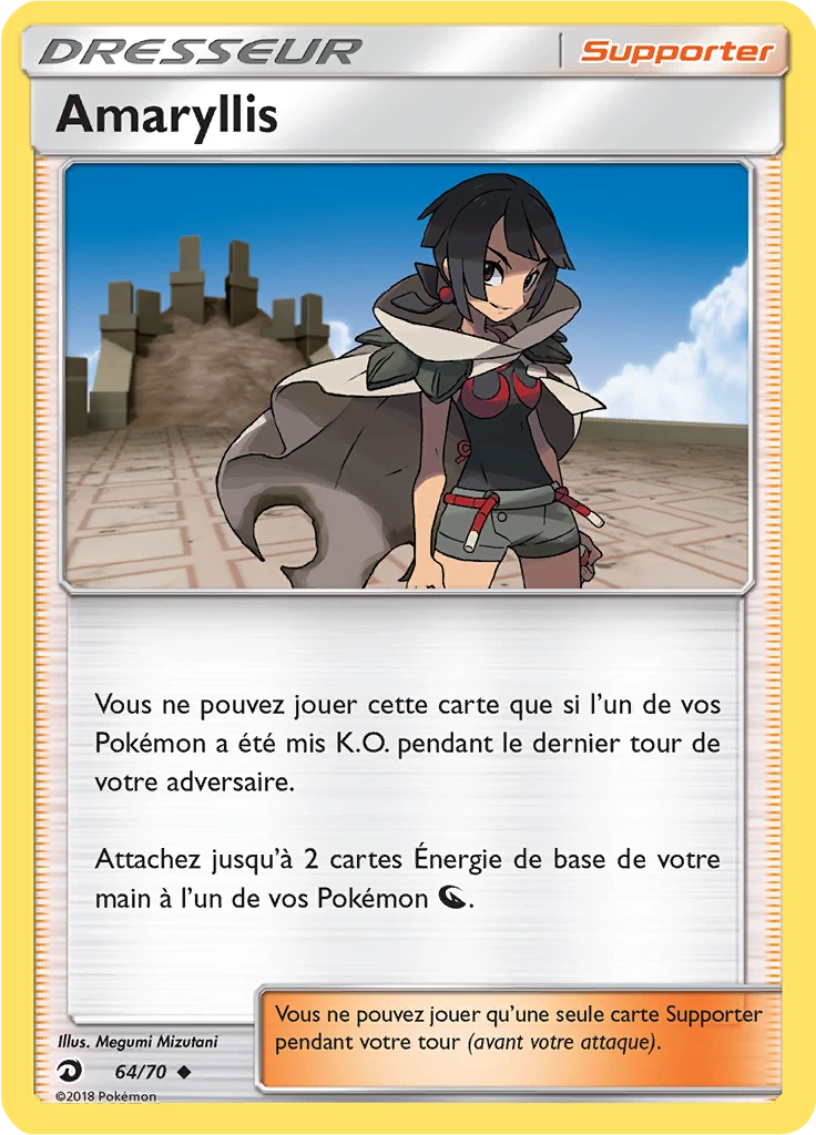 Carte Pokémon Amaryllis de l'extension Majesté Des Dragons