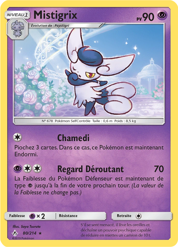 Carte Pokémon Mistigrix de l'extension Alliance Infaillible