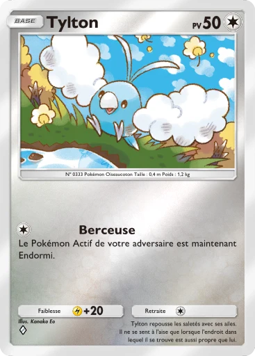 Carte Pokémon Tylton de l'extension Booster de Luxe Méga