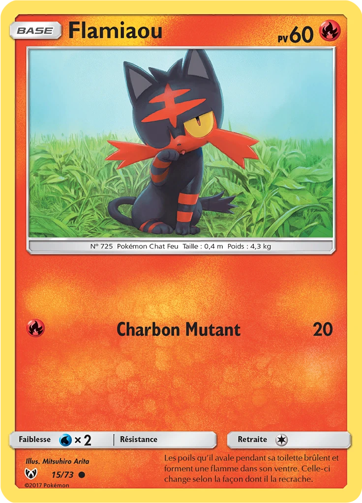 Carte Pokémon Flamiaou de l'extension Légendes Brillantes