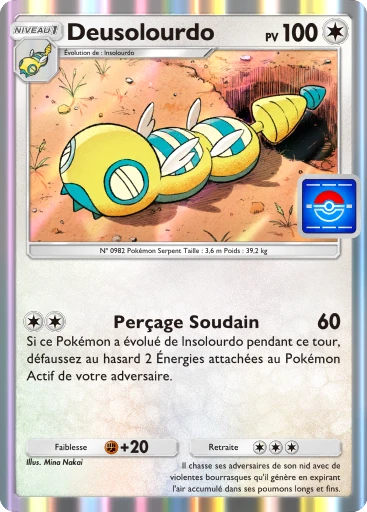 Carte Pokémon Deusolourdo de l'extension Promo-B