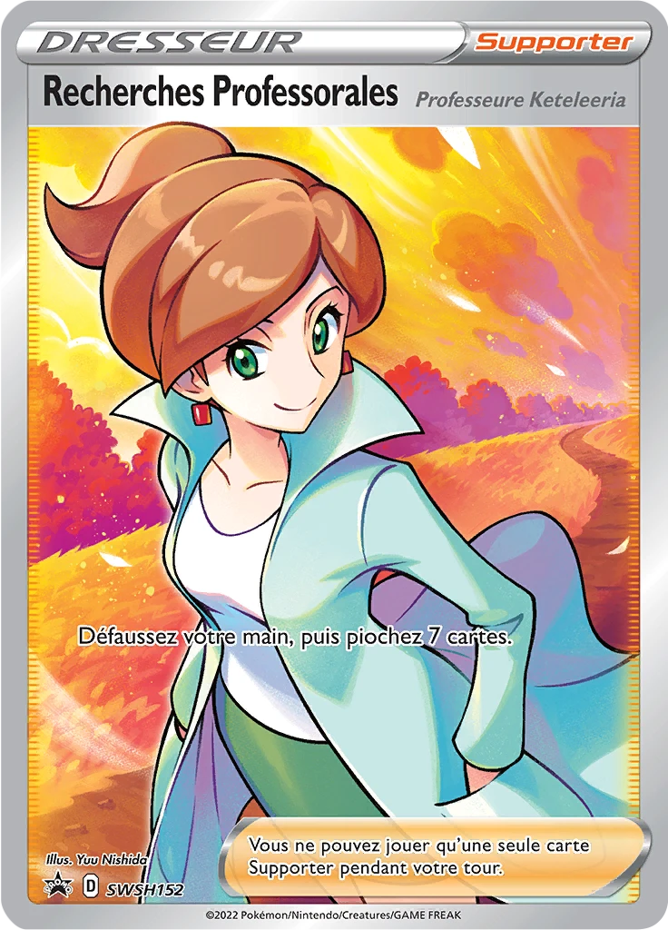 Carte Pokémon Recherches Professorales de l'extension Promo SWSH