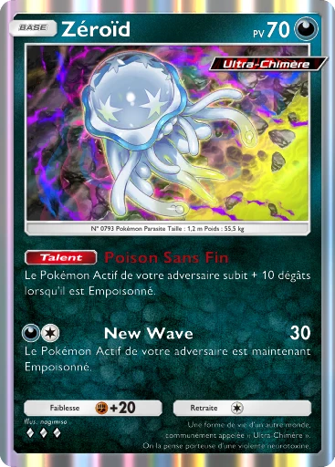 Carte Pokémon Zéroïd de l'extension Crise Interdimensionnelle