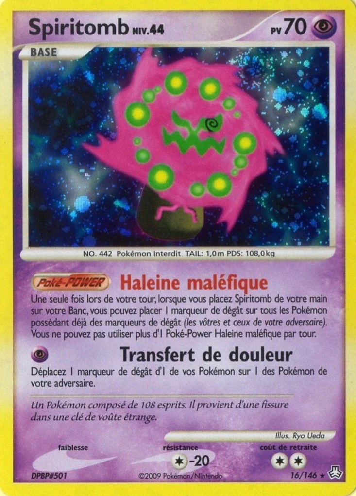 Carte Pokémon Spiritomb de l'extension Éveil des Légendes