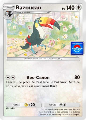 Carte Pokémon Bazoucan de l'extension Promo-A