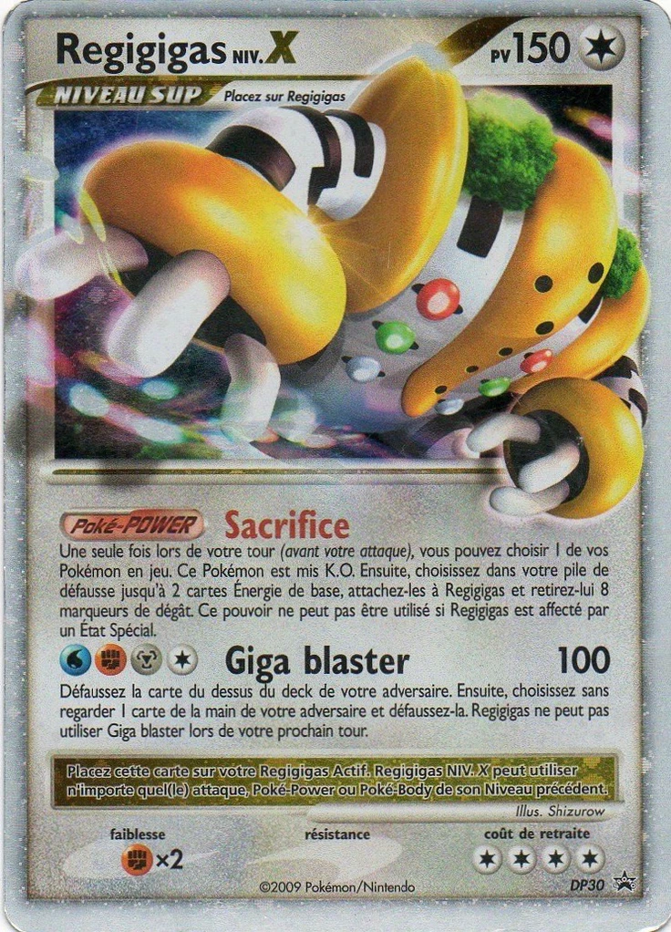 Carte Pokémon Regigigas de l'extension Promo DP