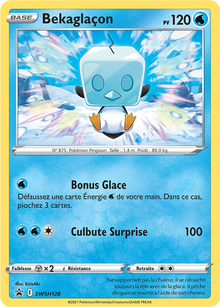 Carte Pokémon Bekaglaçon de l'extension Promo SWSH