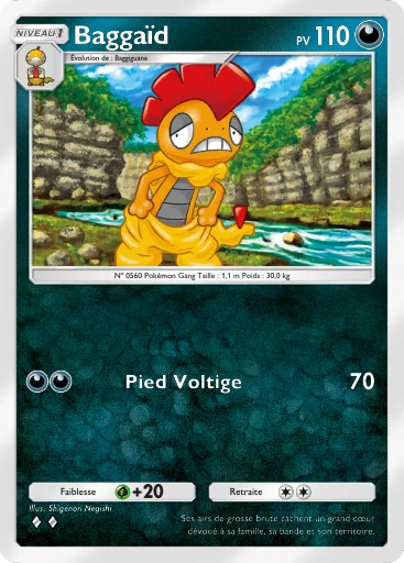 Carte Pokémon Baggaïd de l'extension Jours Heureux