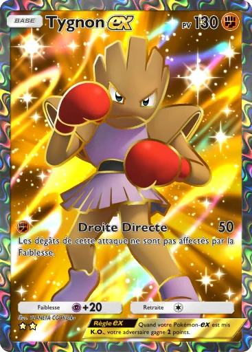 Carte Pokémon Tygnon-ex de l'extension Méga-Ascension