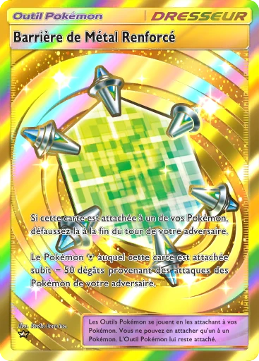 Carte Pokémon Barrière de Métal Renforcé de l'extension Méga-Rayonnement