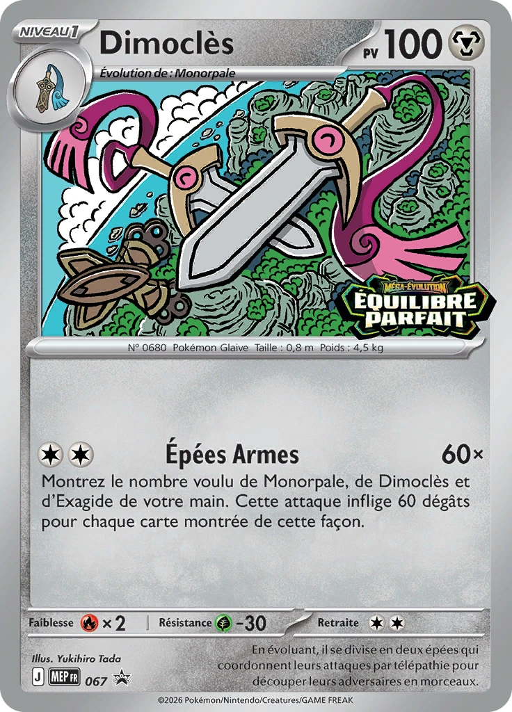 Carte Pokémon Dimoclès de l'extension MEP Black Star Promos