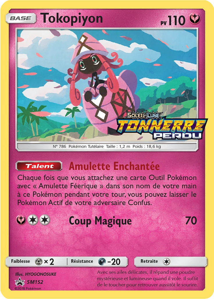 Carte Pokémon Tokopiyon de l'extension Promo SM