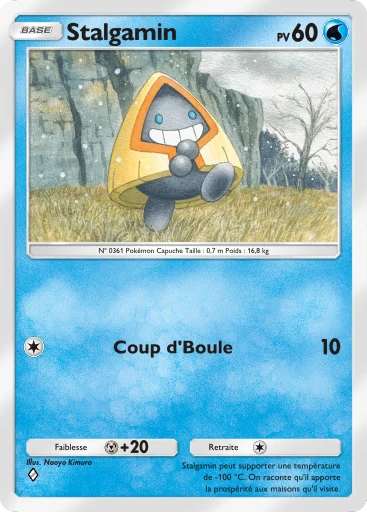 Carte Pokémon Stalgamin de l'extension Jours Heureux