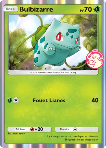 Carte Pokémon Bulbizarre de l'extension Promo-A