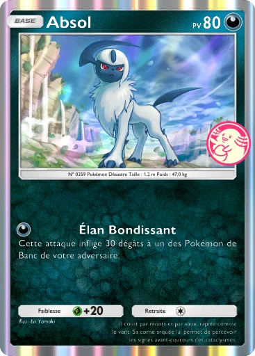 Carte Pokémon Absol de l'extension Promo-A